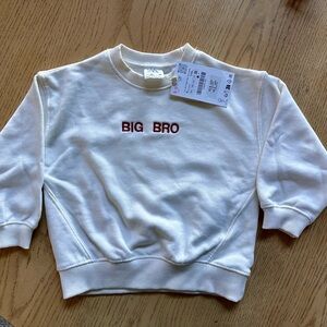 Zara crewneck sweatshirts toddler matching set 5T
